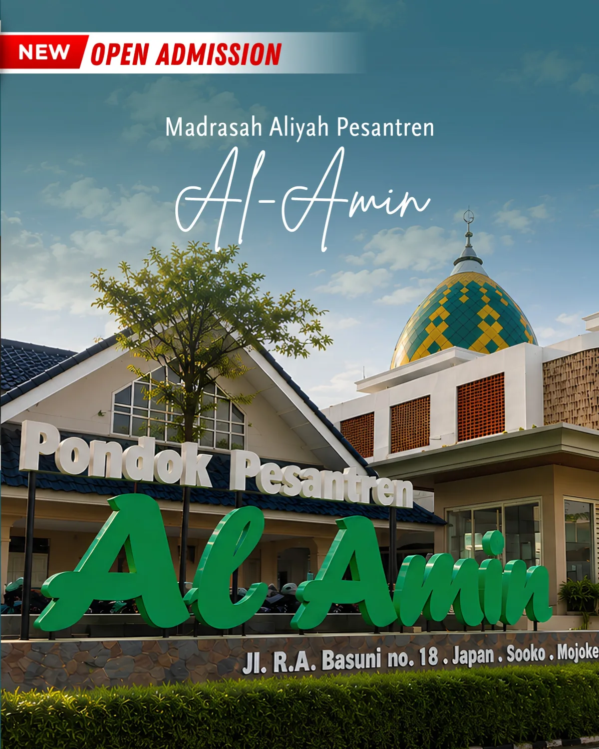 Peneriman Santri Baru (PSB) MA Pesantren Al-Amin Mojokerto Tahun Ajaran 2027/2028